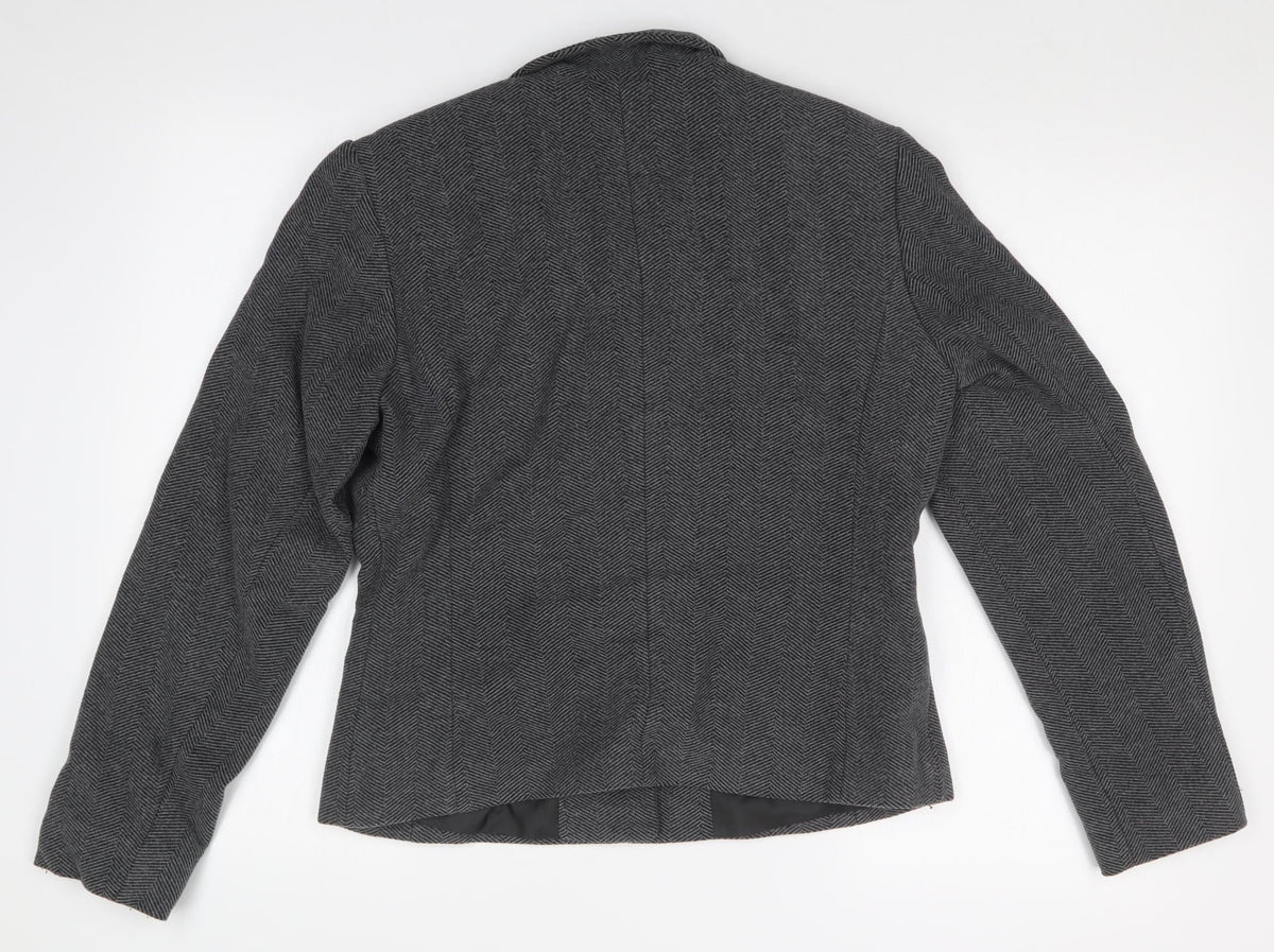 Back view of Apart women’s grey jacket, size UK 14