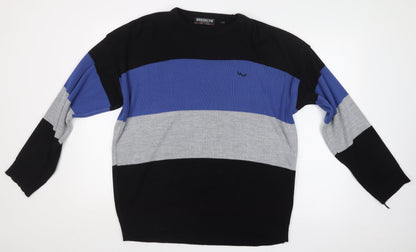 Additional front view of Brooklyn women’s multicoloured jumper, size XL