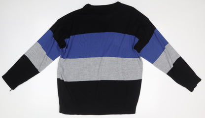 Back view of Brooklyn women’s multicoloured jumper, size XL