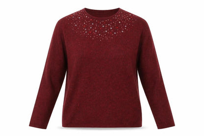 Bonmarché Womens Red Pullover Jumper Size S