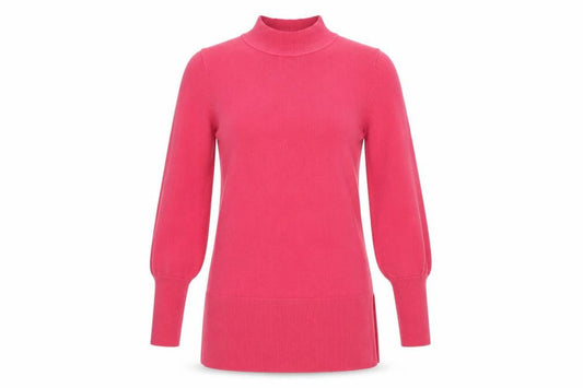 Front view of Marks & Spencer women’s pink jumper, size S