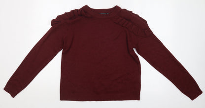 Womens UK Size S Brave Soul Purple Pullover Jumper