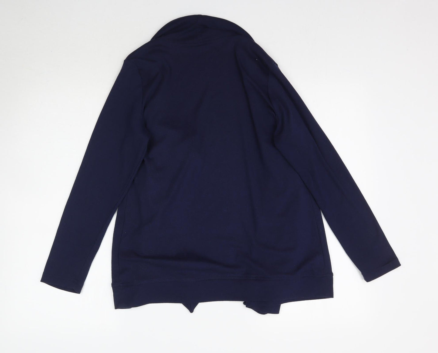 Womens UK Size 12 BM Blue Cardigan Jumper