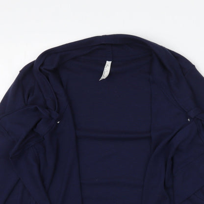 Womens UK Size 12 BM Blue Cardigan Jumper