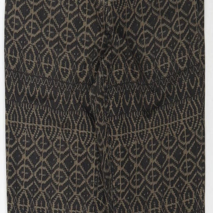 Womens UK Size 6 H&M Regular Fit Skinny Brown Jeans