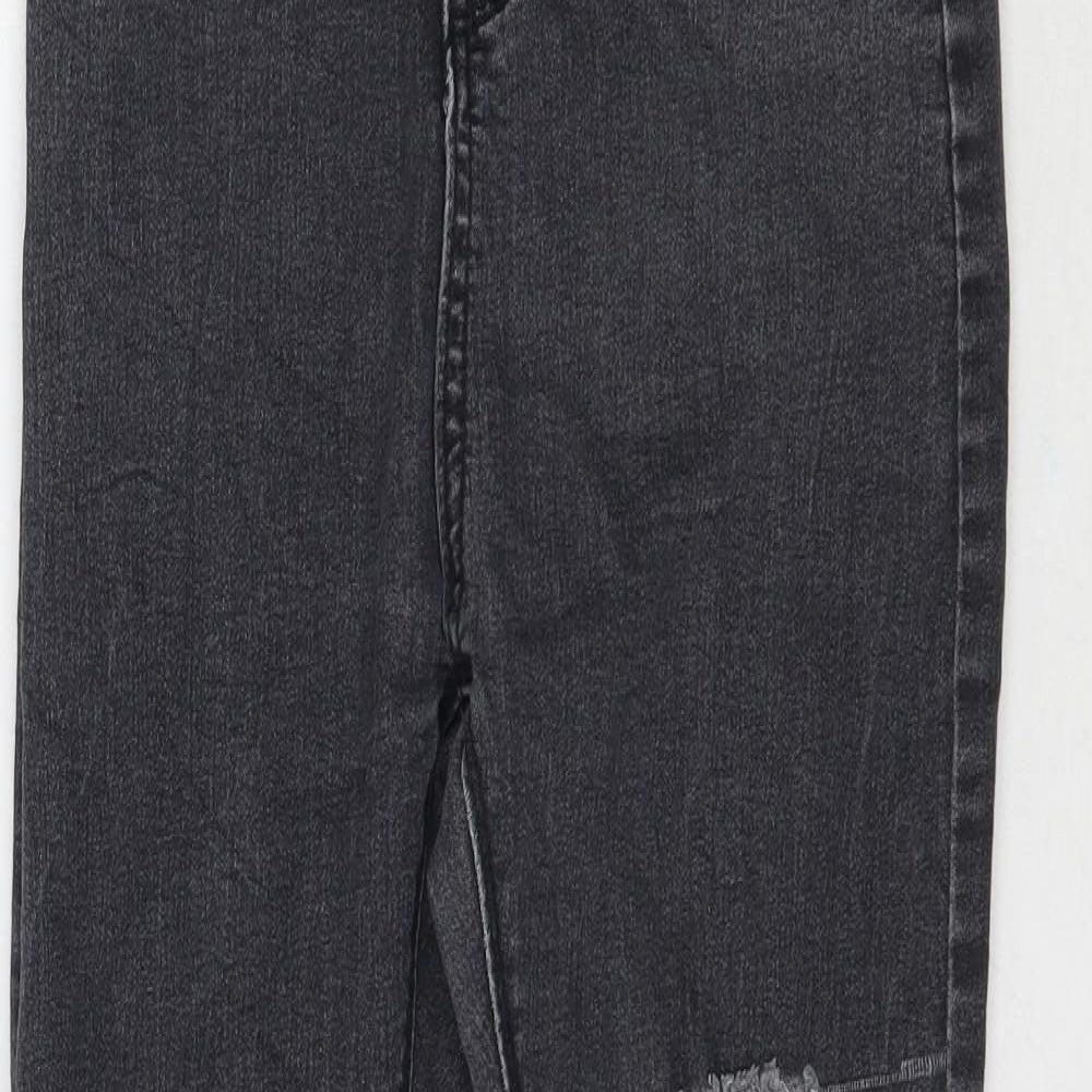 Womens UK Size 26 Preworn Regular Fit Skinny Grey Jeans