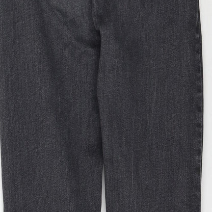 Womens UK Size 26 Preworn Regular Fit Skinny Grey Jeans
