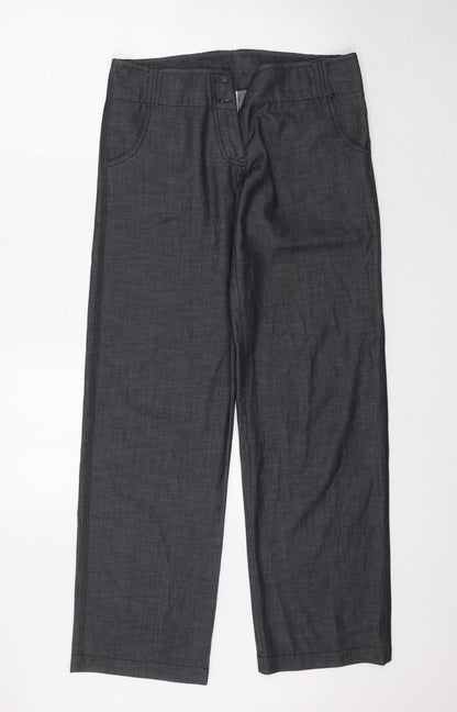 Womens UK Size 32 Preworn Regular Fit  Grey Trousers
