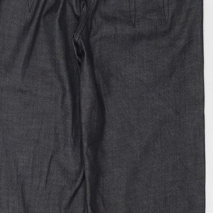 Womens UK Size 32 Preworn Regular Fit  Grey Trousers