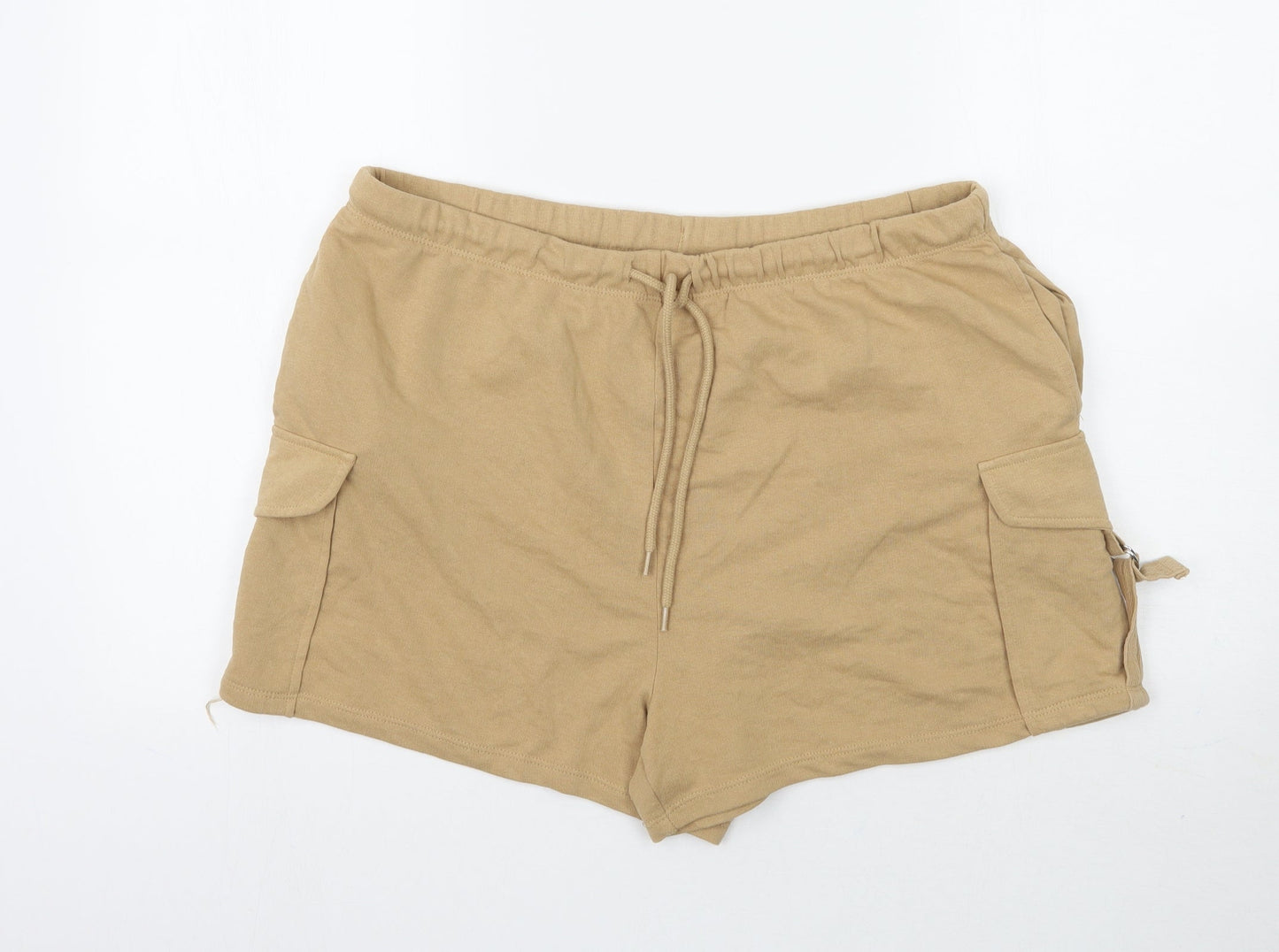 H&M Womens Beige   Sweat Shorts Size L