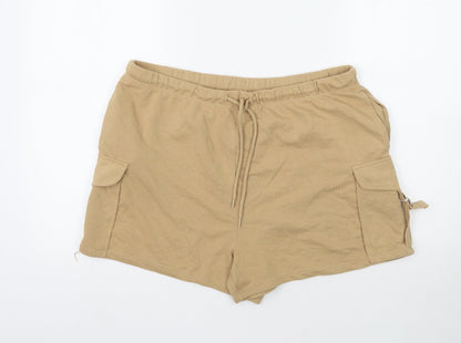 H&M Womens Beige   Sweat Shorts Size L