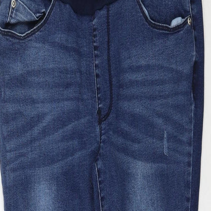 Boohoo Womens Blue  Denim Skinny Jeans Size 10 L29 in