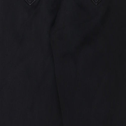 kaiweishi Womens Black  Denim Straight Jeans Size 29 in L26 in