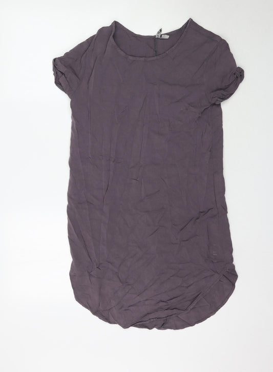 H&M Womens Purple   T-Shirt Dress  Size 8  - Short Dress / Long top