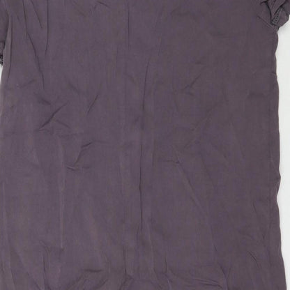H&M Womens Purple   T-Shirt Dress  Size 8  - Short Dress / Long top