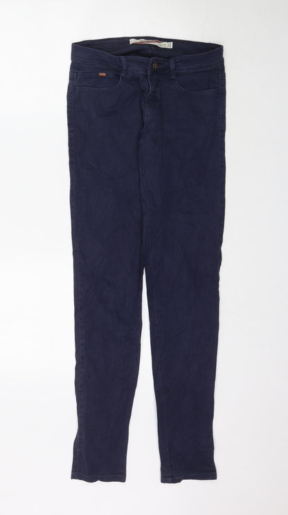 Zara Womens Blue  Denim Skinny Jeans Size 6 L33 in