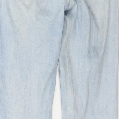 Womens UK Size 8 H&M Regular Fit Skinny Blue Jeans