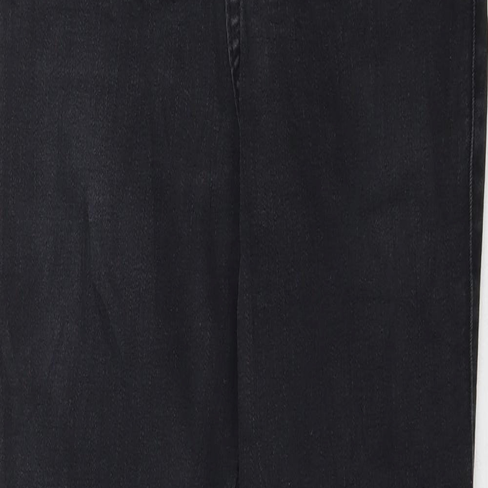 Hollister Womens Black  Denim Skinny Jeans Size 25 in L26 in
