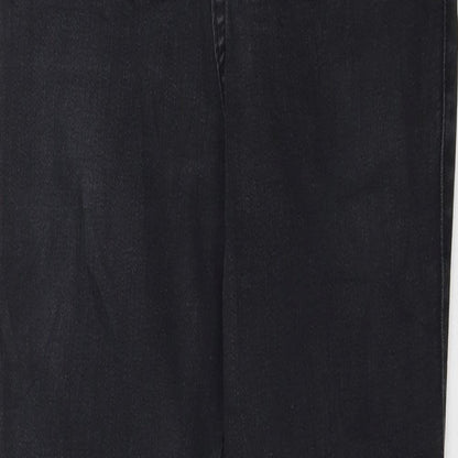 Hollister Womens Black  Denim Skinny Jeans Size 25 in L26 in