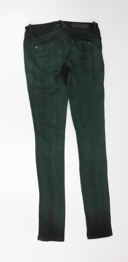 Only Womens Green  Denim Skinny Jeans Size 8 L32 in