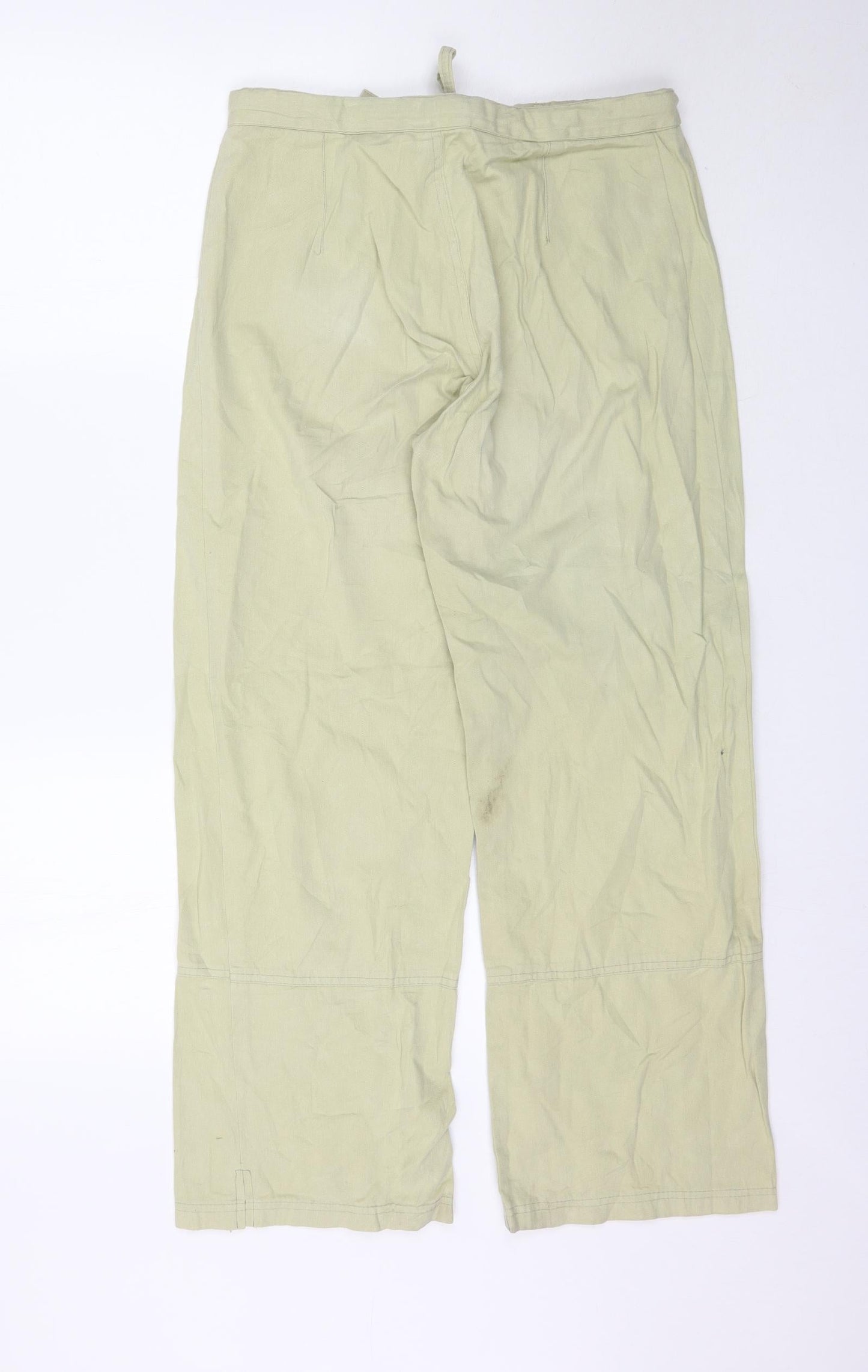Bee Feel Womens Green   Trousers  Size L L28 in