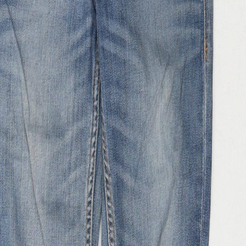 Womens UK Size 26 in H&M Regular Fit Skinny Blue Jeans