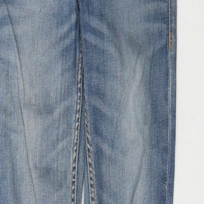 Womens UK Size 26 in H&M Regular Fit Skinny Blue Jeans