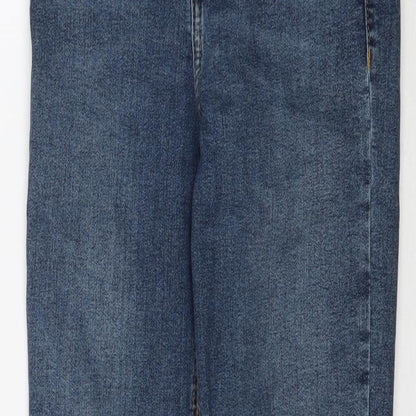 Topshop Womens Blue  Denim Skinny Jeans Size 28 in L30 in