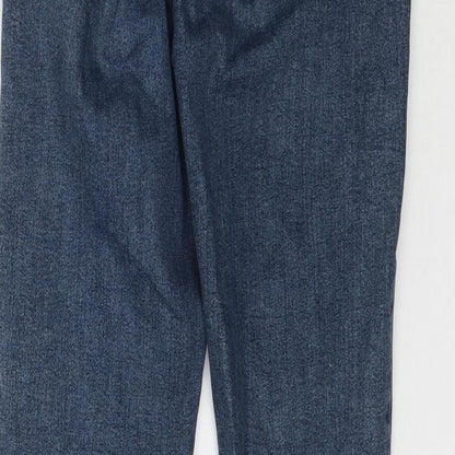 Topshop Womens Blue  Denim Skinny Jeans Size 28 in L30 in