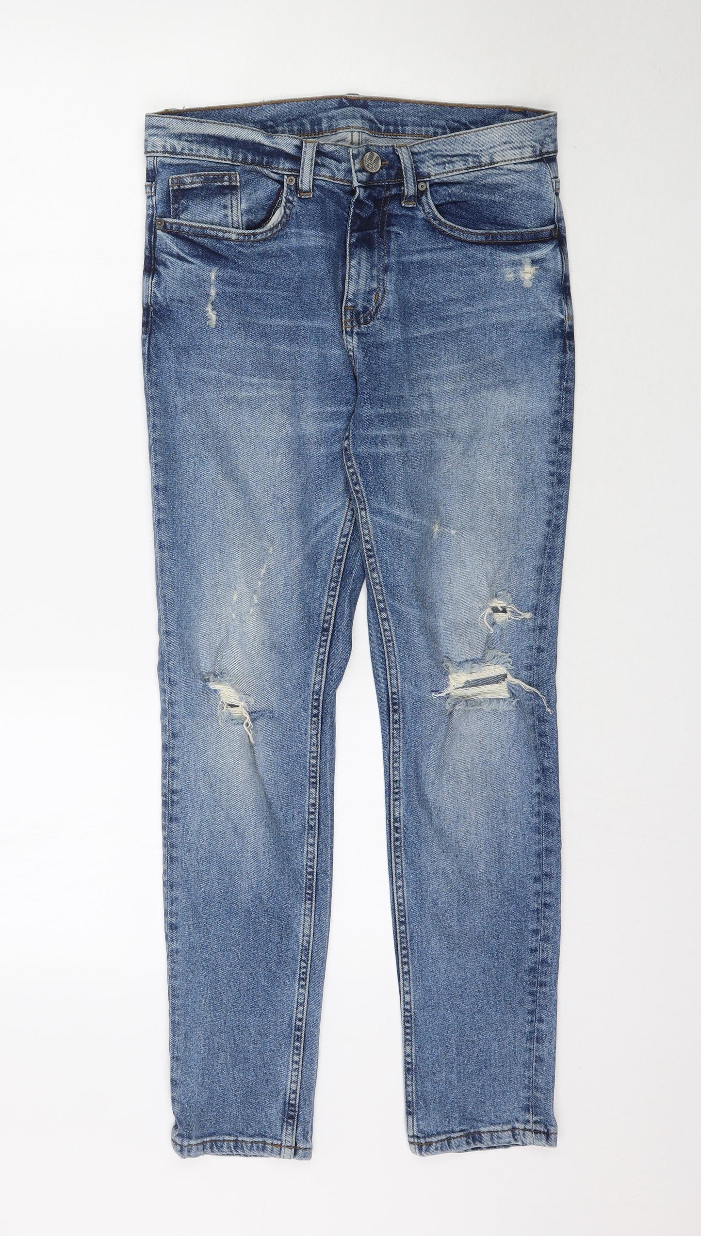 Maritas denim Womens Blue  Denim Skinny Jeans Size S L28 in