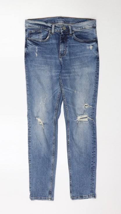 Maritas denim Womens Blue  Denim Skinny Jeans Size S L28 in
