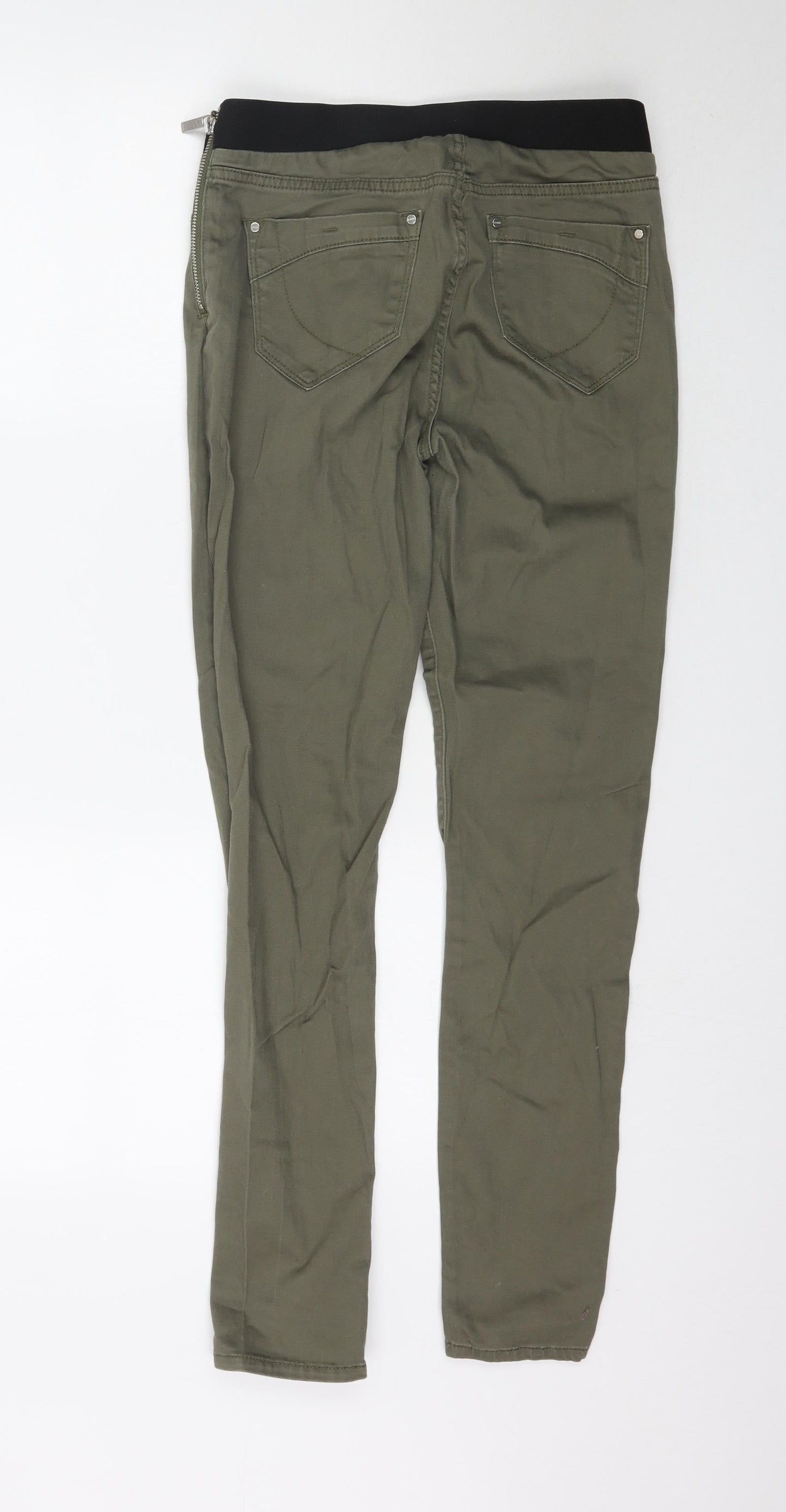 Womens UK Size 28 in Preworn Regular Fit Skinny Green Jeans