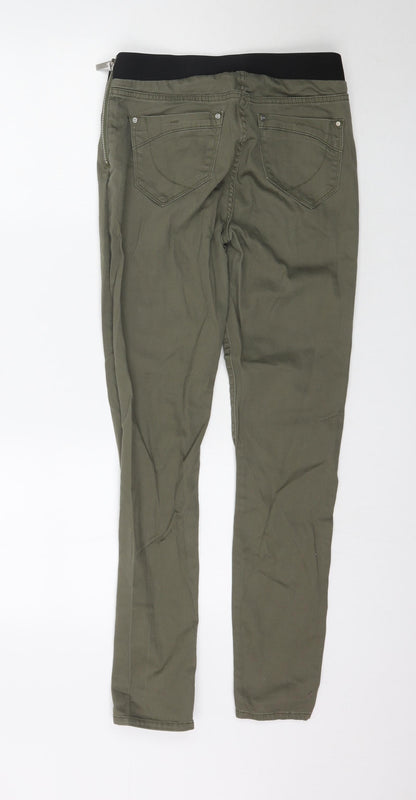 Womens UK Size 28 in Preworn Regular Fit Skinny Green Jeans