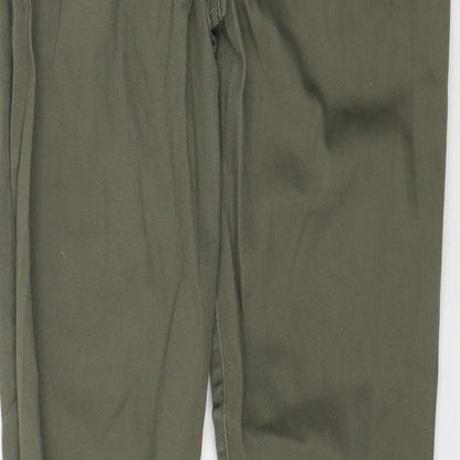 Womens UK Size 28 in Preworn Regular Fit Skinny Green Jeans