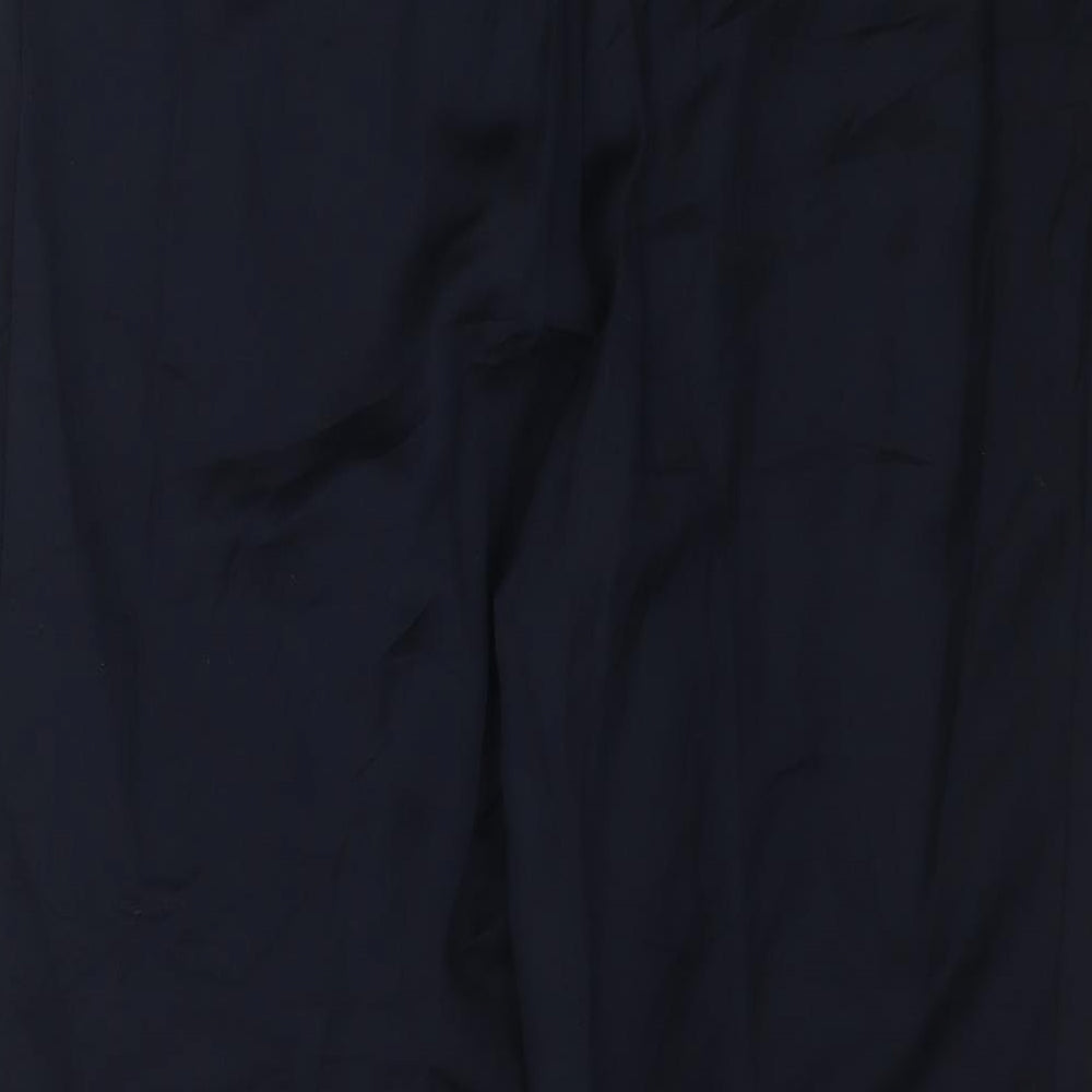 Womens UK Size L Preworn Regular Fit  Blue Trousers