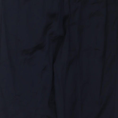 Womens UK Size L Preworn Regular Fit  Blue Trousers