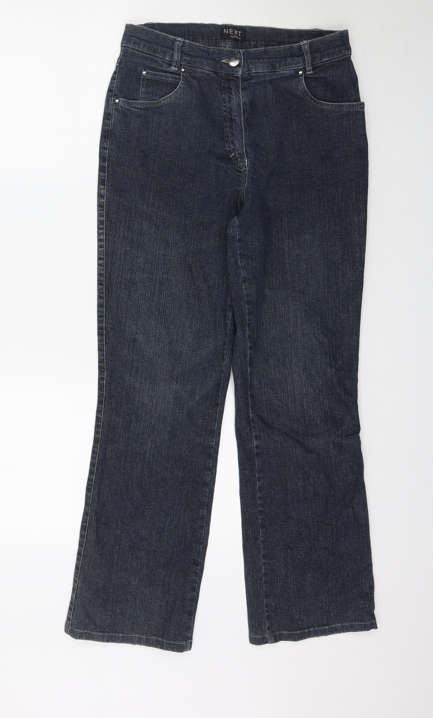NEXT Womens Blue  Denim Straight Jeans Size S L28 in