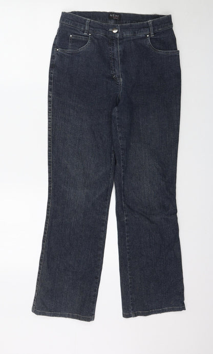 NEXT Womens Blue  Denim Straight Jeans Size S L28 in