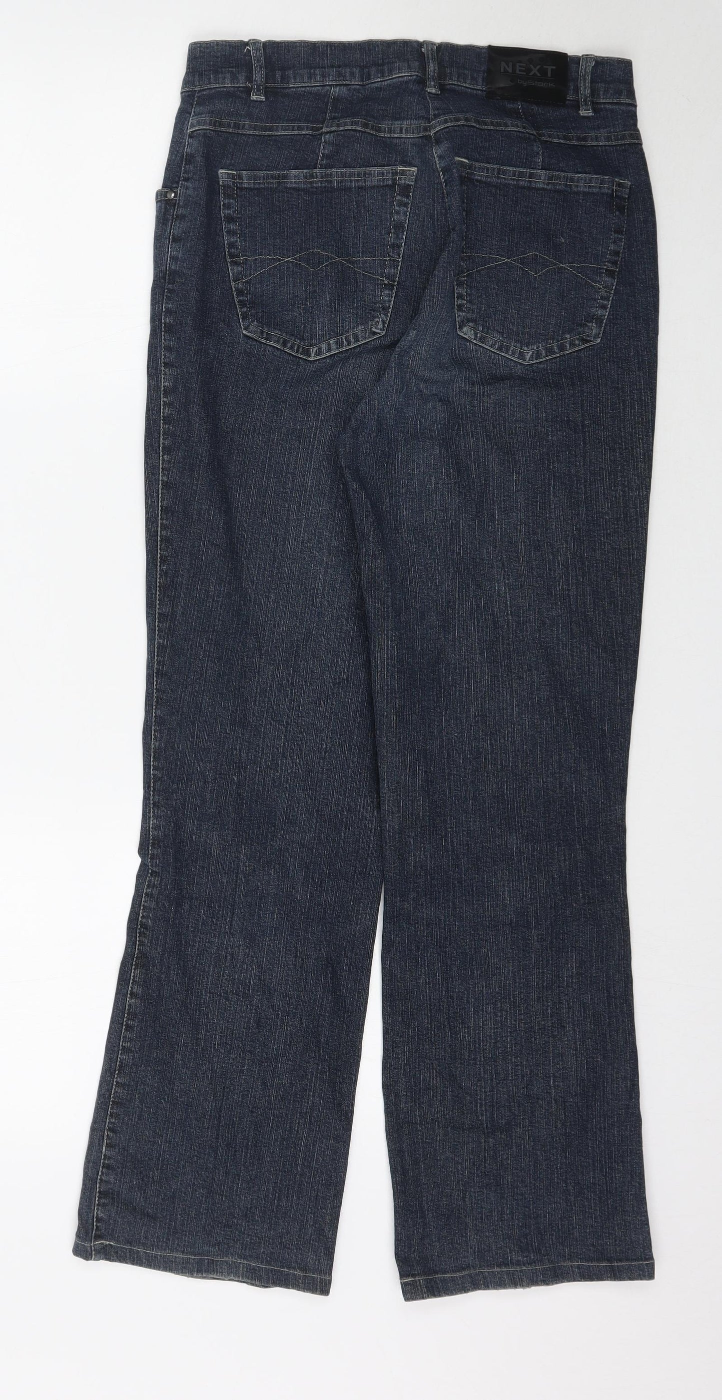 NEXT Womens Blue  Denim Straight Jeans Size S L28 in