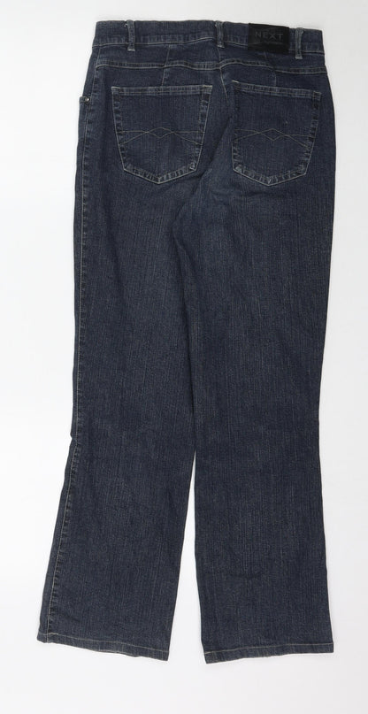 NEXT Womens Blue  Denim Straight Jeans Size S L28 in