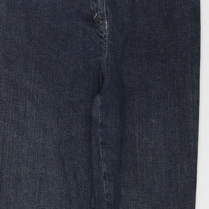 NEXT Womens Blue  Denim Straight Jeans Size S L28 in