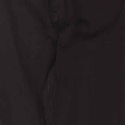 Womens UK Size 10 Marks and Spencer Regular Fit  Brown Trousers