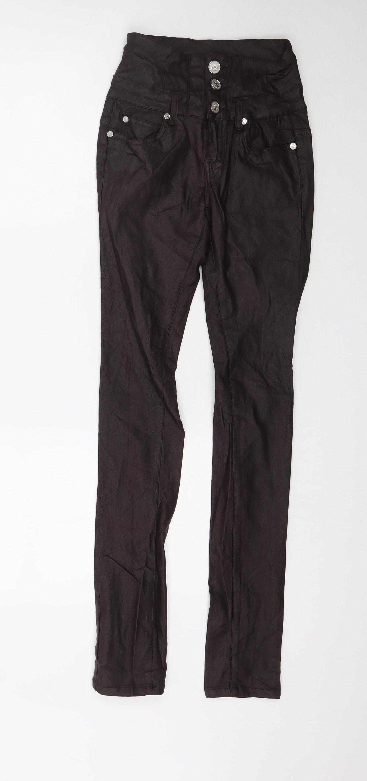 Floyd Womens Brown   Skinny Jeans Size 25 in L32 in - Faux Leather