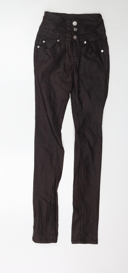 Floyd Womens Brown   Skinny Jeans Size 25 in L32 in - Faux Leather