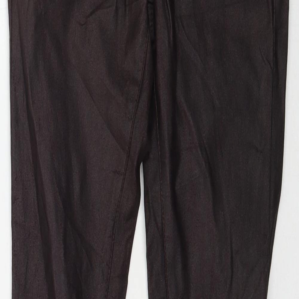 Floyd Womens Brown   Skinny Jeans Size 25 in L32 in - Faux Leather