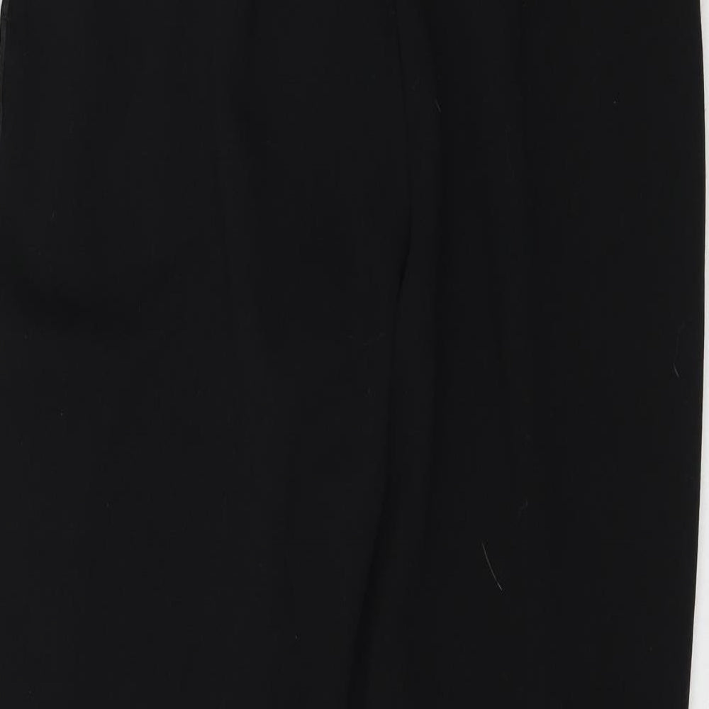 Womens UK Size 12 Papaya Regular Fit  Black Trousers