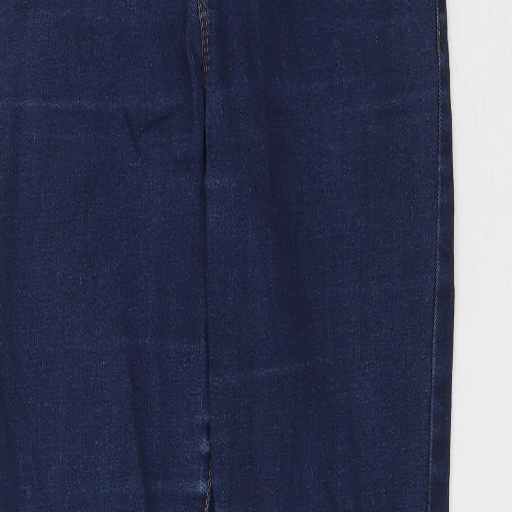 Denim Co. Womens Blue  Denim Skinny Jeans Size 10 L29 in