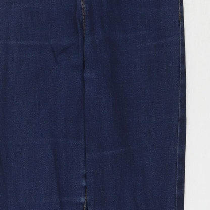 Denim Co. Womens Blue  Denim Skinny Jeans Size 10 L29 in