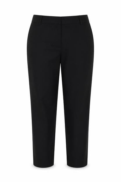 Front view of Atmosphere women’s black trousers, size UK 10, 29-inch leg