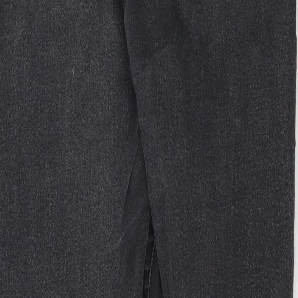 Topshop Womens Grey  Denim Skinny Jeans Size 28 in L30 in